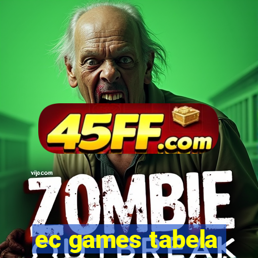ec games tabela